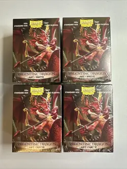 DRAGON SHIELD - 100ct Art Sleeves- MATTE Valentine 2020- AT-12047 - Image 1