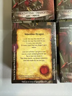 DRAGON SHIELD - 100ct Art Sleeves- MATTE Valentine 2020- AT-12047 - Image 3