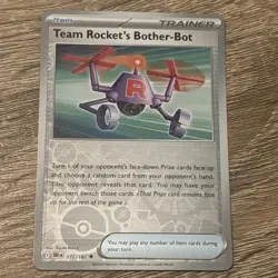 Team Rocket's Bother-Bot 172/182 Pokemon Sv10: Destined Rivals Reverse Holo - Image 1