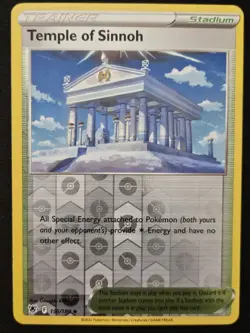 Temple of Sinnoh 155/189 SWSH Astral Radiance Reverse Holo Trainer Pokemon NM - Image 1