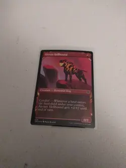 MTG Akoum Hellhound Zendikar Rising 299 1 non foil &3 foils new pack fresh - Image 4