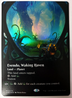 MTG Edge of Eternities - Evendo, Waking Haven - FOIL Borderless - Mythic 0279 NM - Image 1