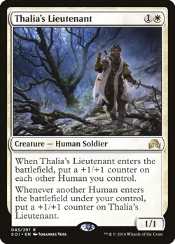 MTG | Thalia's Lieutenant [Shadows over Innistrad] Foil Near Mint - Image 1