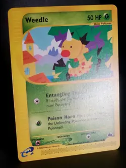 Pokemon Card - Weedle Skyridge 115/144 Common LP-NM - Image 2