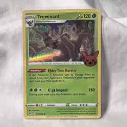 Pokemon TCG Trevenant Trick Or Trade 2023 017/196 Halloween Holo Stamped Rare NM - Image 1
