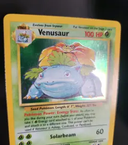 1999 Pokemon TCG Venusaur Base Set Holo Unlimited Rare Card 15/102 - NM-MINT - Image 5