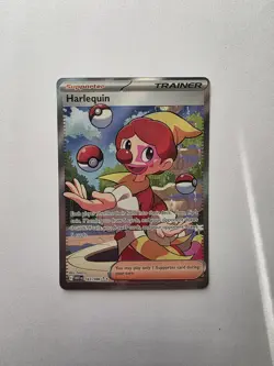 Pokemon TCG Harlequin 163/086 Full Art Ultra Rare Holo Card Sv: White Flare - Image 1