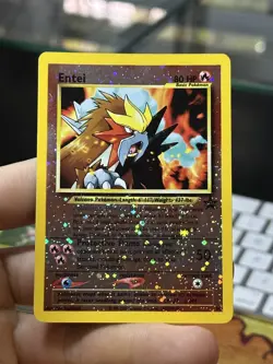 Entei 34 Black Star Promo 2001 Nintendo Holo Vintage Pokemon Card Lot WOTC - Image 3