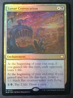 MTG Bloomburrow - Lunar Convocation - Foil Rare - Image 1