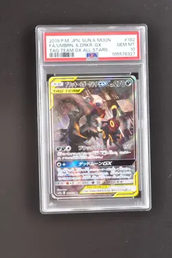 PSA 10 Umbreon & Darkrai GX 182/173 SR sm12a Tag Team Japanese Pokemon Card 2019 - Image 3