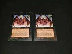 MTG 1x Revised black rare HP German FBB Lord of the Pit - ships w/ tracking - Image 1