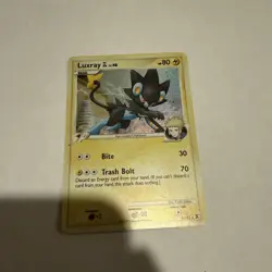 Luxray GL 9/111 Rising Rivals Cosmos Holo Full Spiral Rare Pokemon TCG Card NM - Image 1
