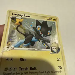 Luxray GL 9/111 Rising Rivals Cosmos Holo Full Spiral Rare Pokemon TCG Card NM - Image 2