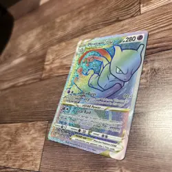 Pokemon Go Mewtwo VSTAR Rainbow Secret Rare TCG Card 079/078 - Image 2