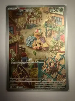 Bramblin 198/193 Paldea Evolved Pokemon Illustration Rare Card English TCG - Image 1