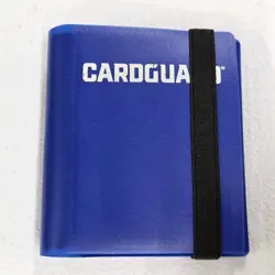 Cardguard Mini Binder With Strap Holds 40 Cards - Blue - 1 Pocket Side Loading - Image 1