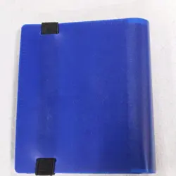 Cardguard Mini Binder With Strap Holds 40 Cards - Blue - 1 Pocket Side Loading - Image 2
