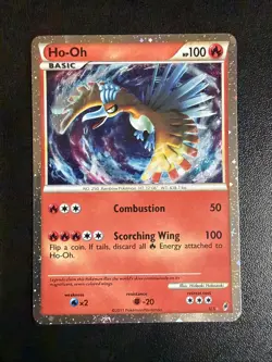 Pokemon TCG Ho-Oh SL5 Shiny Holo Card Call of Legends Series - Image 1