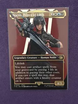 Noctis, Prince of Lucis (Borderless) R 0401 Regular Final Fantasy MTG Card - Image 1