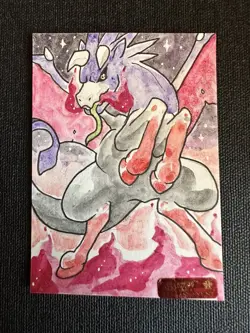 Metazoo Release Event Victor Larson Artist Sketch Card Jersey Devil - Image 1