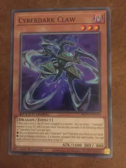 Cyberdark Claw SGX1-ENG10 Yugioh Card Speed Duel Academy - Image 1