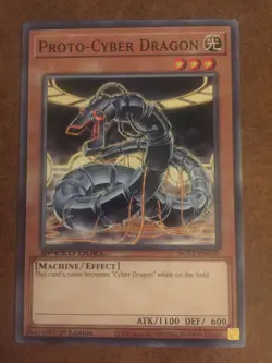 Proto-Cyber Deagon SGX1-ENG03 Yugioh Card Speed Duel Academy - Image 1