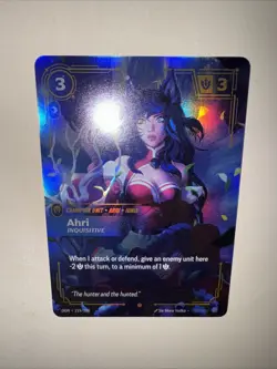 Ahri 2025 League of Legends Riftbound TCG OGN 119/298 Foil Card Game CCG - Image 5