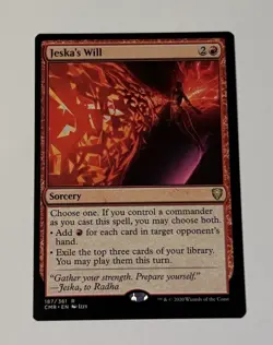 MTG Jeska's Will - Commander Legends NM - Image 1