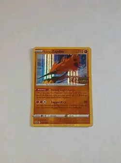 Galarian Zapdos SWSH124 STAMPED Evolving Skies Promo Card - Image 1