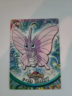 German Topps 1999 Venomoth #49 Pokemon Trading Card T.V. Animation Edition - Image 1