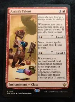 Artist's Talent: Bloomburrow Enchantment Regular MTG Commander Card - Image 1