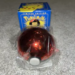 Pokemon Pikachu 23k Gold Plated Trading Card & Pokeball Burger King Sealed - Image 1