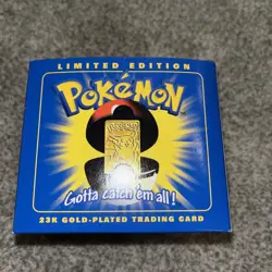 Pokemon Pikachu 23k Gold Plated Trading Card & Pokeball Burger King Sealed - Image 4