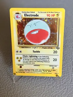 Electrode Jungle 2/64 Holo Rare Pokemon Card LP - Image 1