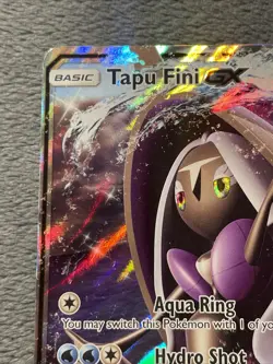 Tapu Fini GX 39a/147 Ultra Rare Alternate Art Holo Full Art Pokemon Card - Image 4