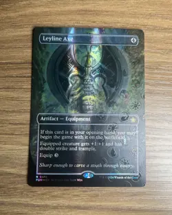Leyline Axe - MANA FOIL - [Borderless] Foundations [MTG] [NM] - Image 1