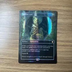 Leyline Axe - MANA FOIL - [Borderless] Foundations [MTG] [NM] - Image 2