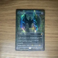 Leyline Axe - MANA FOIL - [Borderless] Foundations [MTG] [NM] - Image 4