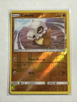 Cubone 90/214 Reverse Holo Card Unbroken Bonds Pokemon TCG NM - Image 1