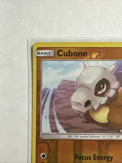 Cubone 90/214 Reverse Holo Card Unbroken Bonds Pokemon TCG NM - Image 3