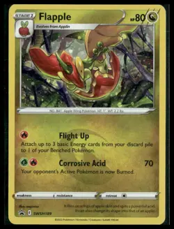 Flapple #SWSH189 Cosmos Holo Sword & Shield Promo Cards LP - Image 1