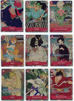 One Piece 1st Year Anniversary Set English* Promo Cards Complete NM! - Image 1