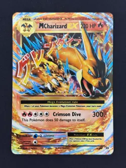 M Charizard EX 13/108 - Evolutions - Near Mint NM Ultra Rare Pokemon Card - Image 1