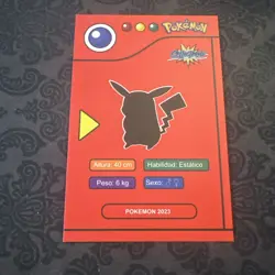 CARD POKEMON POKEDEX EC VOL. I #025 PIKACHU 2023 Kanto PERU South America TCG - Image 2