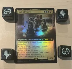 MTG Cult of Skaro (Foil Extended Art) [Doctor Who, Near Mint] - Image 1