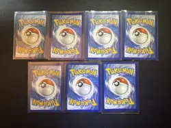 (Lot of 7) Galarian Slowpoke SWSH126 Black Star Promo Holo Pokemon Card - Image 2