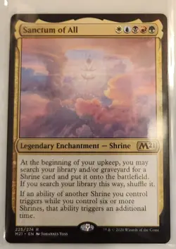 Sanctum of All Magic Core Set 2021 M21 Magic the Gathering MTG #225/274 - Image 1