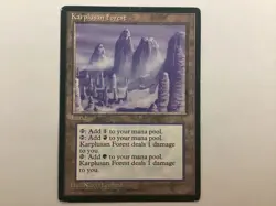 MTG Ice Age KARPLUSAN FOREST MP/HP (9614) Graded Power - Image 1