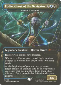 MTG Eddie, Ghost of the Navigator (2183) *Non-Foil* Secret Lair: Iron Maiden NM - Image 1