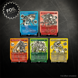 MTG Secret Lair Drop Series Factory Sealed - Monster Anatomy 101 Foil Etched - Image 1